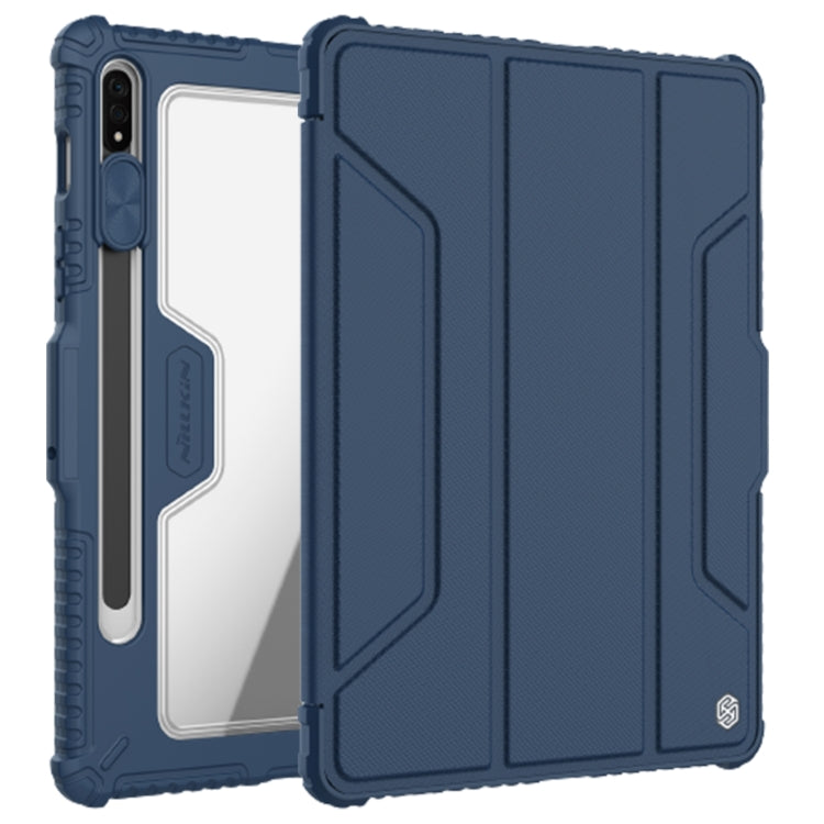 For Samsung Galaxy Tab S7 NILLKIN Bumper Pro Camshield Tablet Leather Case