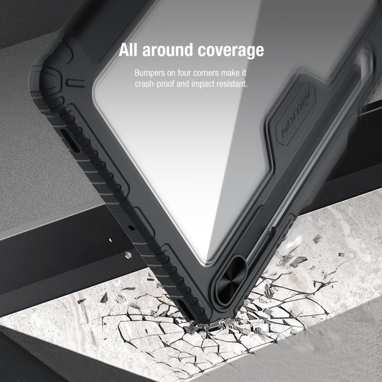 For Samsung Galaxy Tab S7 NILLKIN Bumper Pro Camshield Tablet Leather Case