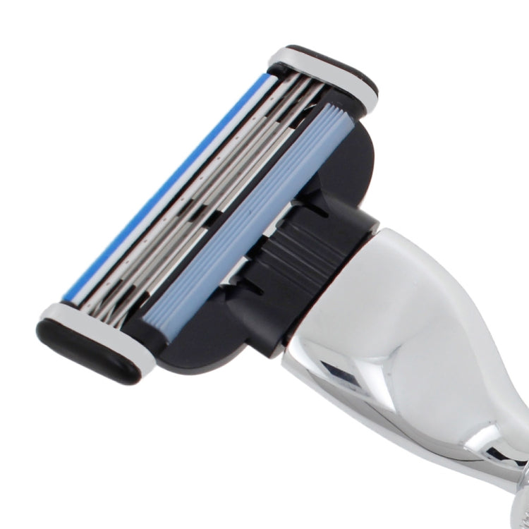 AD-1 Men 3 Layers Razor Blades Shaving Kit Manual Shaver Safety Razor Set