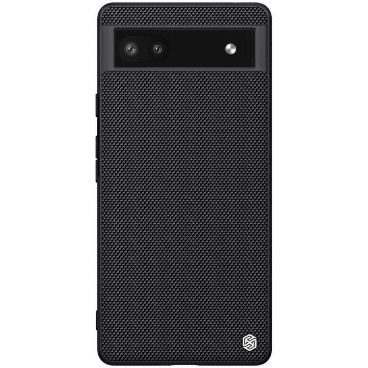 For Google Pixel 6a NILLKIN 3D Textured Nylon Fiber TPU Phone Case(Black)