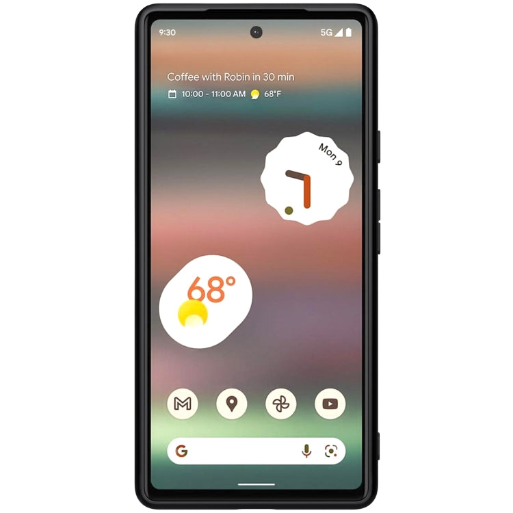 For Google Pixel 6a NILLKIN 3D Textured Nylon Fiber TPU Phone Case(Black)