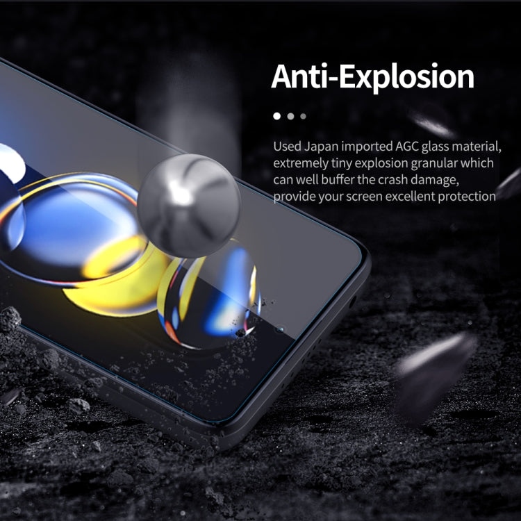 For Xiaomi Redmi Note 11T Pro/11T Pro+ 5G/Poco X4 GT 5G NILLKIN H+Pro 0.2mm 9H Explosion-proof Tempered Glass Film