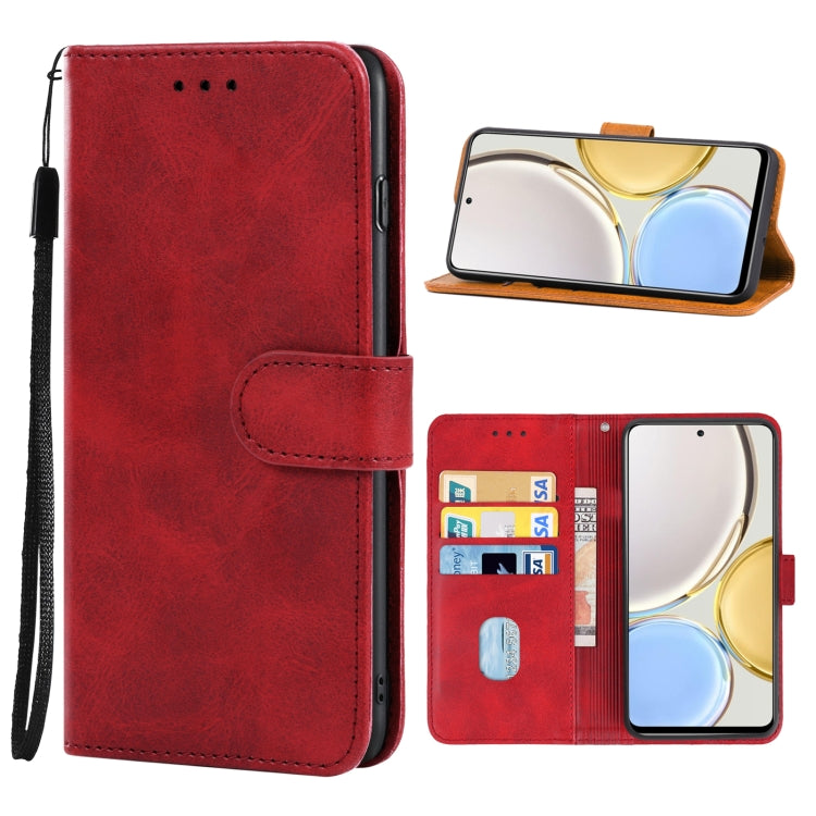 For Honor X9 5G Leather Phone Case