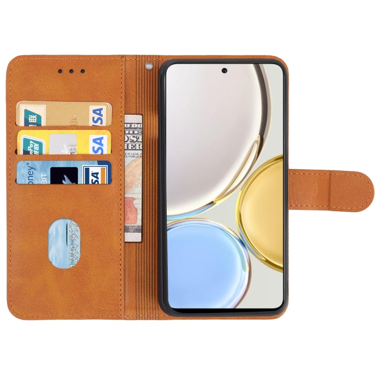 For Honor X9 5G Leather Phone Case