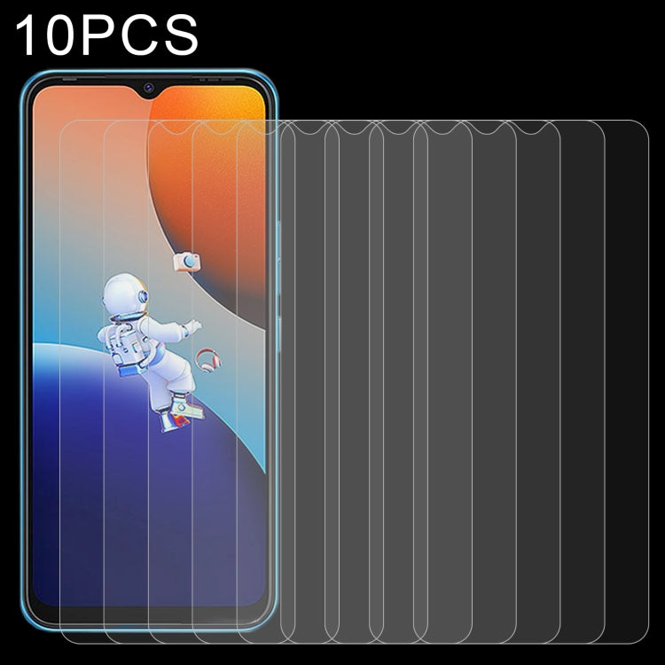 10 PCS 0.26mm 9H 2.5D Tempered Glass Film For Tecno Spark 9