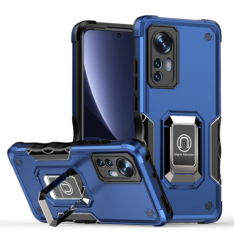 For Xiaomi 12/12S Ring Holder Non-slip Armor Phone Case