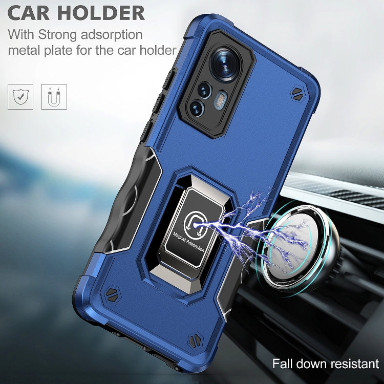 For Xiaomi 12/12S Ring Holder Non-slip Armor Phone Case