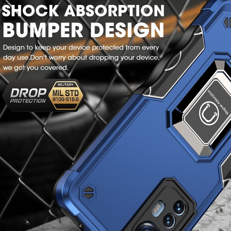 For Xiaomi 12/12S Ring Holder Non-slip Armor Phone Case