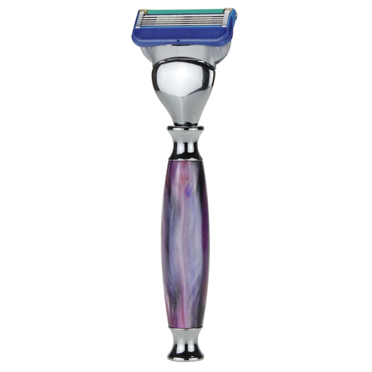 AD-2 Mens Shaving Kit Manual Shaver Razor Head Blades Stand Set