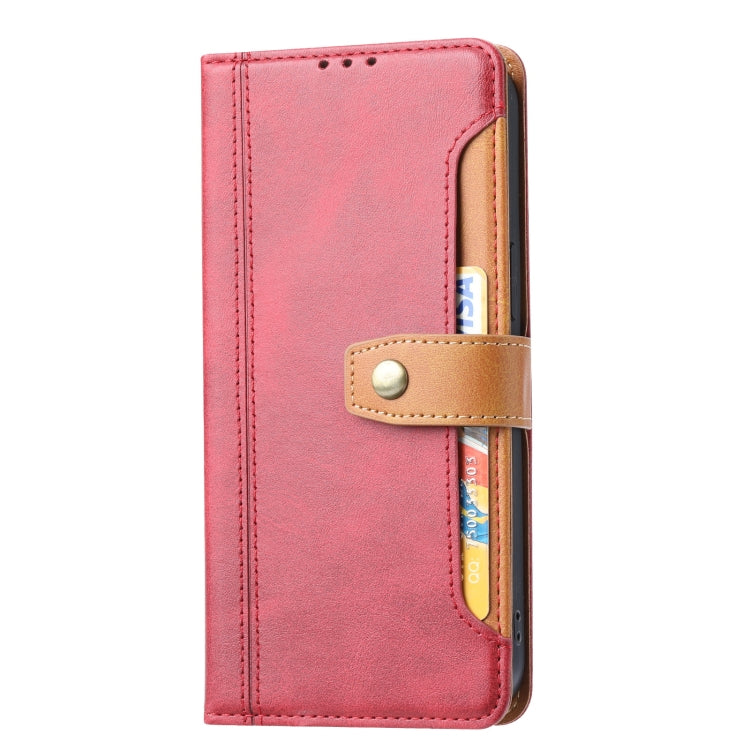 For iPhone 14 Plus Calf Texture Double Fold Clasp Horizontal Flip Leather Case