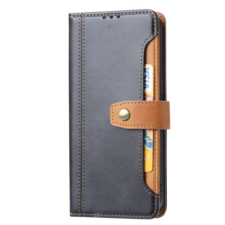 For iPhone 14 Pro Calf Texture Double Fold Clasp Horizontal Flip Leather Case