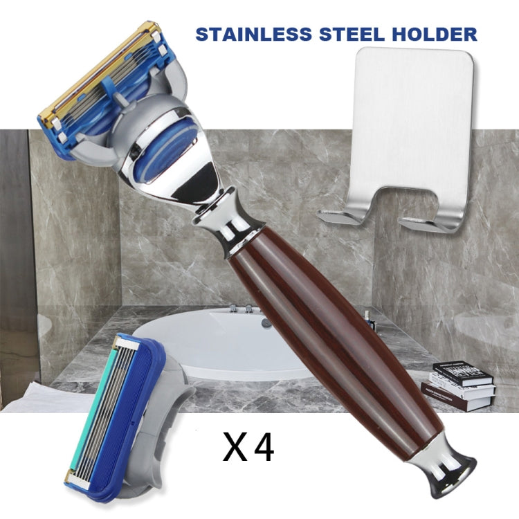 AD-3 Mens Safety Razor Set 5 Layers Razor Blades Shaving Stick Razor