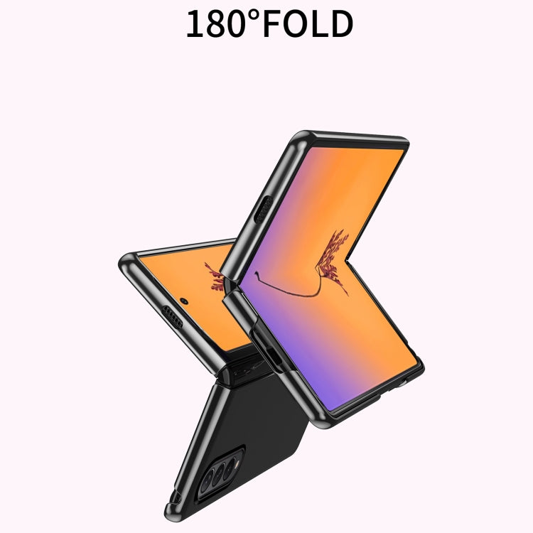 For Samsung Galaxy Z Fold4 Electroplating Transparent Shockproof Phone Case