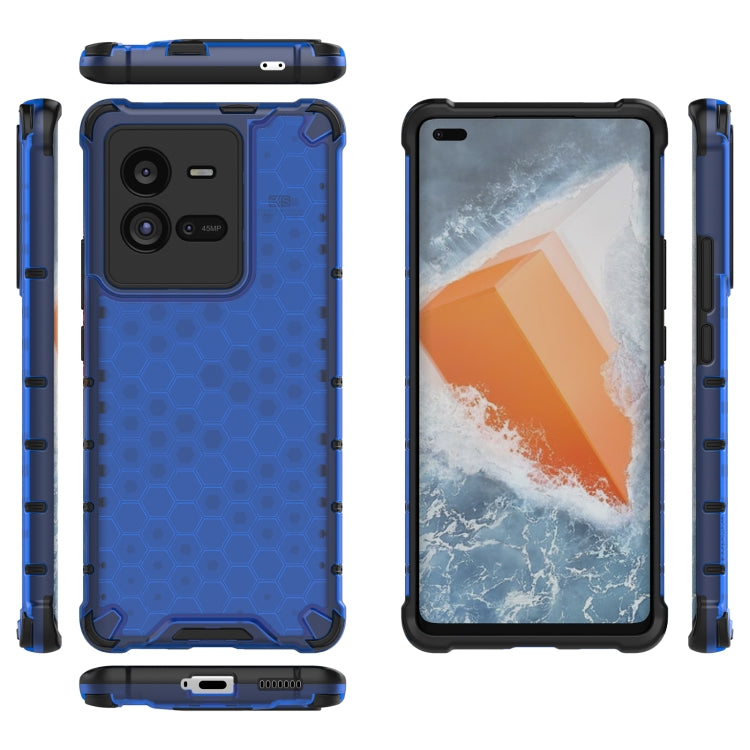 For vivo iQOO 10 Pro 5G Shockproof Honeycomb PC + TPU Protective Phone Case