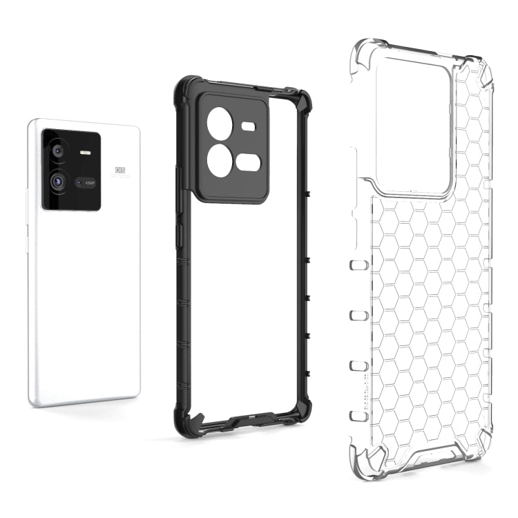 For vivo iQOO 10 Pro 5G Shockproof Honeycomb PC + TPU Protective Phone Case