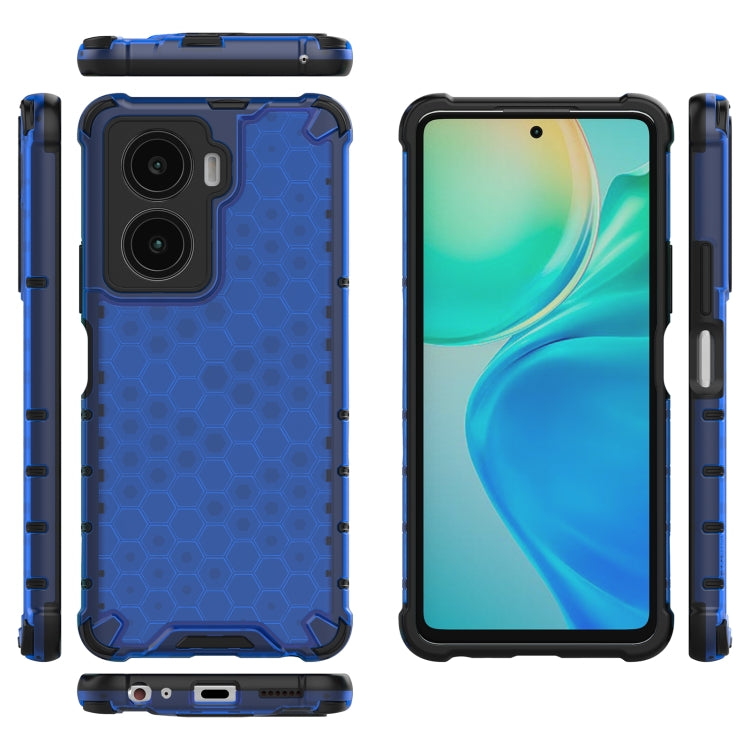 For vivo Y77 5G Shockproof Honeycomb PC + TPU Protective Phone Case