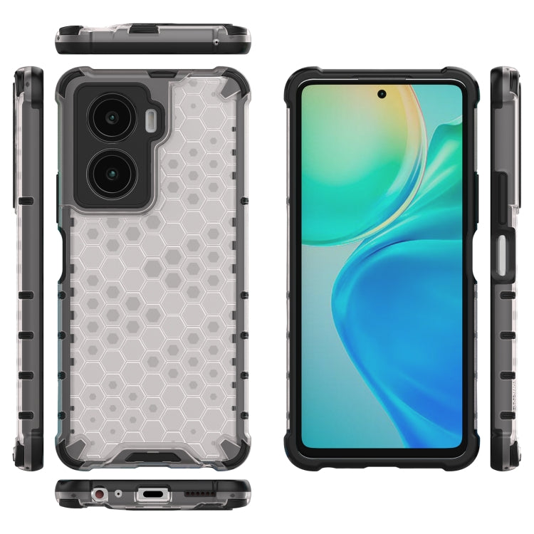 For vivo Y77 5G Shockproof Honeycomb PC + TPU Protective Phone Case