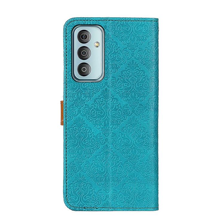 For Samsung Galaxy M13 4G European Floral Embossed Leather Phone Case