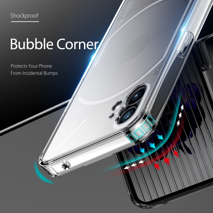 For Nothing Phone 1 DUX DUCIS Clin Series PC + TPU Phone Case(Transparent)