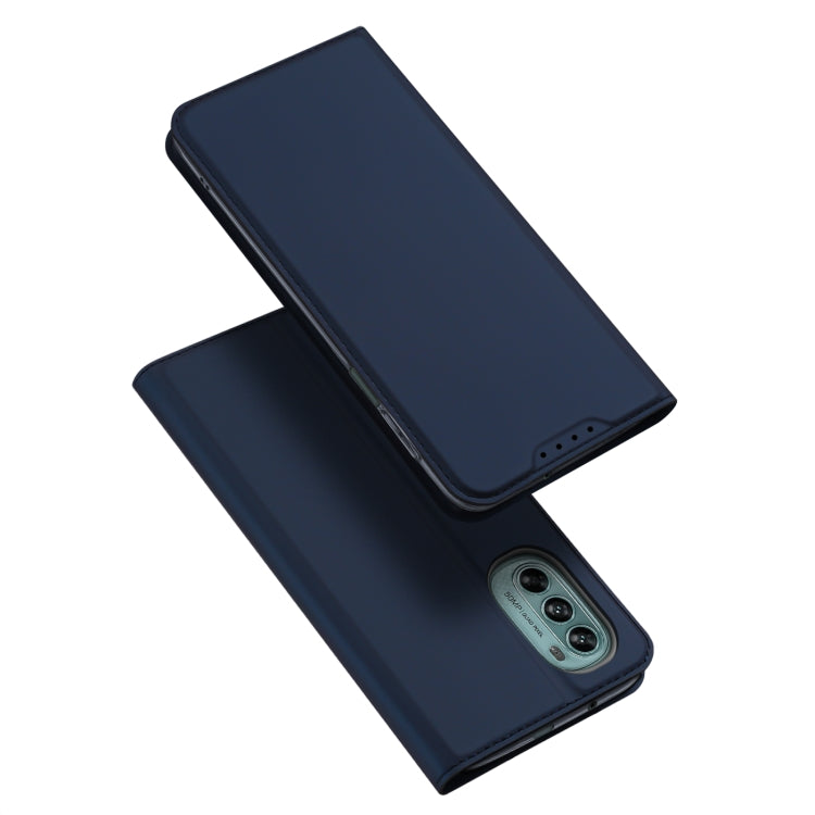 For Motorola Moto G62 5G DUX DUCIS Skin Pro Series PU + TPU Leather Phone Case