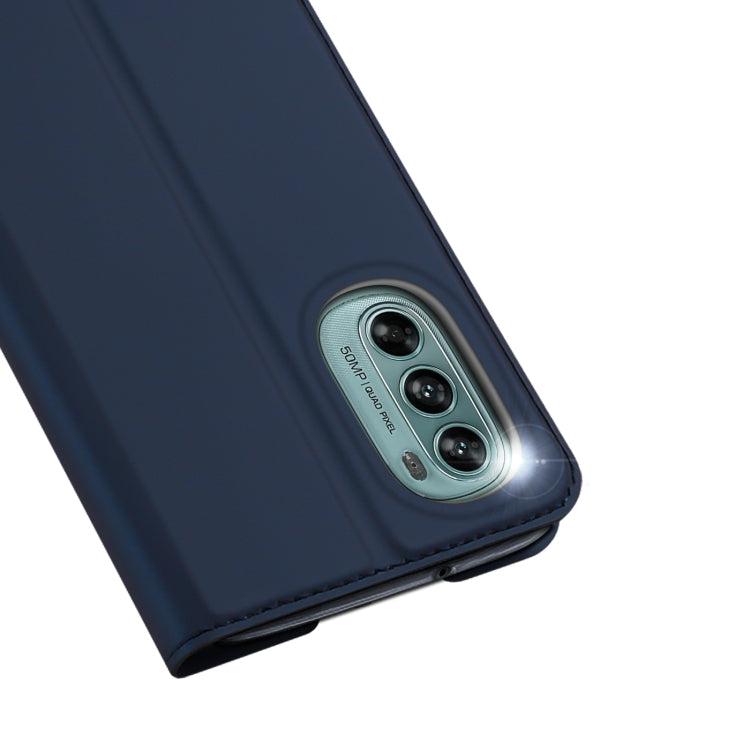 For Motorola Moto G62 5G DUX DUCIS Skin Pro Series PU + TPU Leather Phone Case