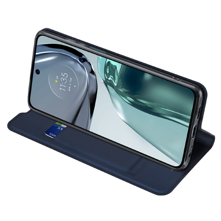 For Motorola Moto G62 5G DUX DUCIS Skin Pro Series PU + TPU Leather Phone Case