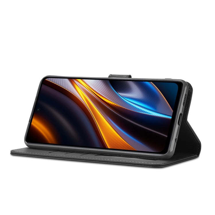 For Xiaomi Poco X4 GT 5G LC.IMEEKE Calf Texture Leather Phone Case