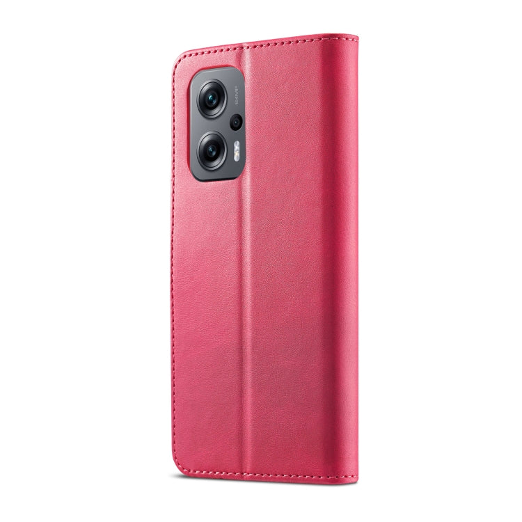 For Xiaomi Poco X4 GT 5G LC.IMEEKE Calf Texture Leather Phone Case