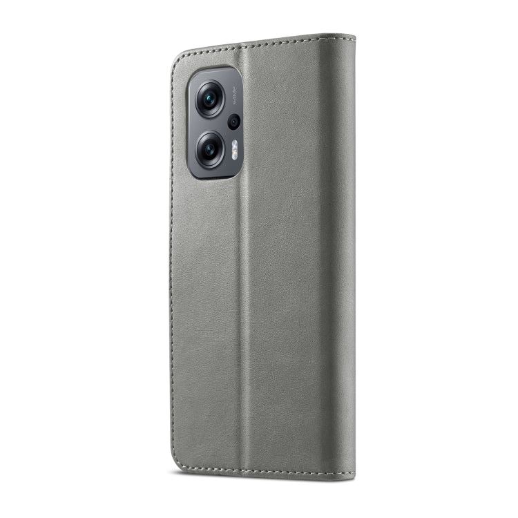 For Xiaomi Poco X4 GT 5G LC.IMEEKE Calf Texture Leather Phone Case