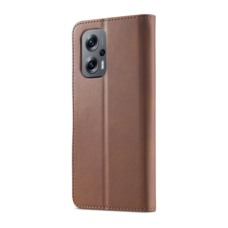 For Xiaomi Poco X4 GT 5G LC.IMEEKE Calf Texture Leather Phone Case