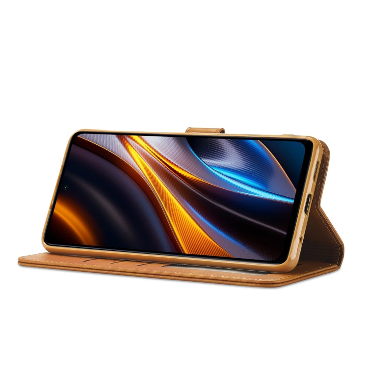 For Xiaomi Poco X4 GT 5G LC.IMEEKE Calf Texture Leather Phone Case