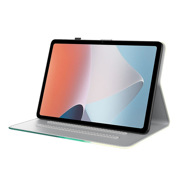 For OPPO Pad Air Watercolor Pattern Flip Leather Tablet Case