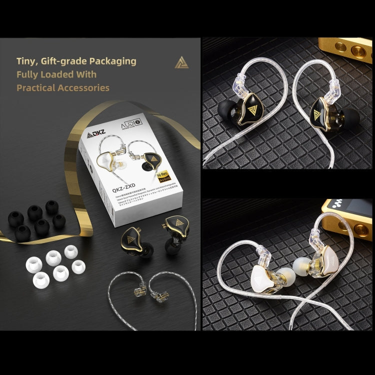 QKZ ZXD Sports In-ear Dynamic Wired HIFI Bass Stereo Sound Earphone, Style:with Mic