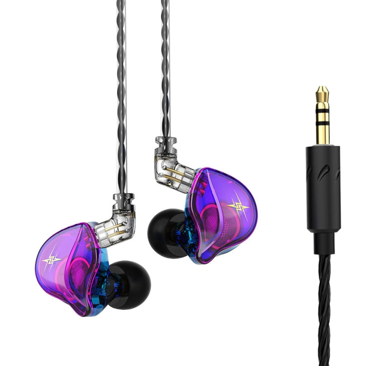 QKZ ZXT Sports In-ear Wired Control Plug HIFI Stereo Stage Monitor Earphone, Style:Standard Version