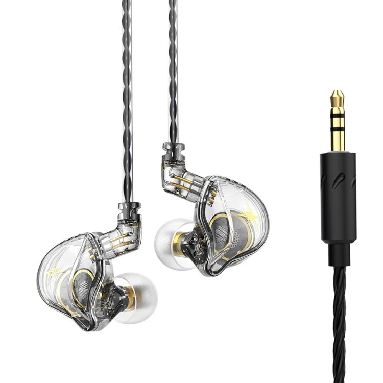 QKZ ZXT Sports In-ear Wired Control Plug HIFI Stereo Stage Monitor Earphone, Style:Standard Version