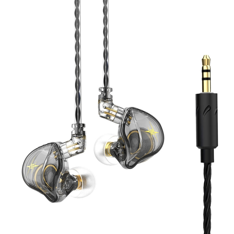 QKZ ZXT Sports In-ear Wired Control Plug HIFI Stereo Stage Monitor Earphone, Style:Standard Version