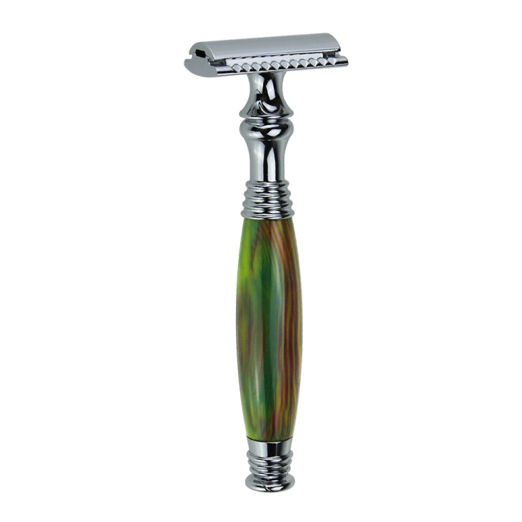 AS-2 Men Double Edge Safety Razor Blades Set(Yellow Green)