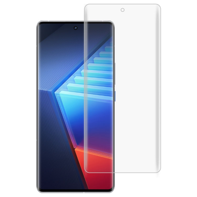 UV Liquid Curved Full Glue Tempered Glass Film For vivo iQOO 10 Pro