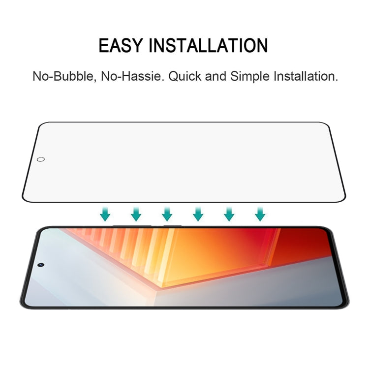 Full Glue Full Screen Tempered Glass Film For vivo iQOO 10