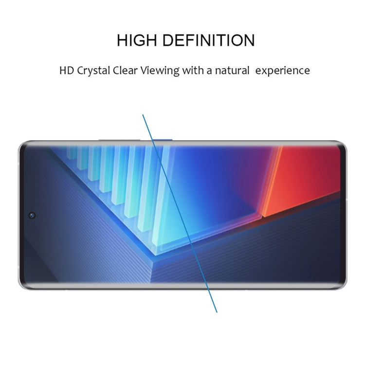 3D Curved Edge Full Screen Tempered Glass Film For vivo iQOO 10 Pro