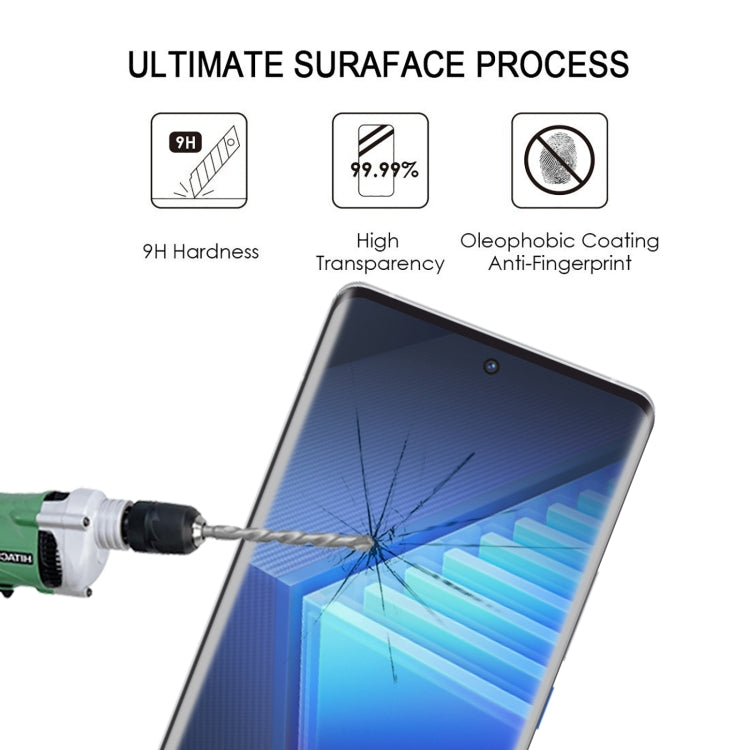 3D Curved Edge Full Screen Tempered Glass Film For vivo iQOO 10 Pro