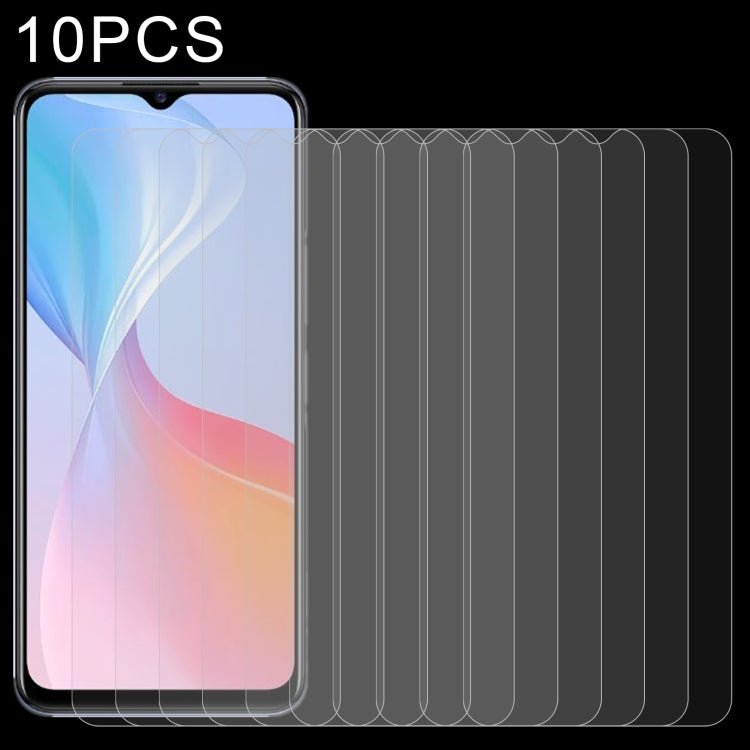 10 PCS 0.26mm 9H 2.5D Tempered Glass Film For vivo T1x 5G / 4G / T1x Indian