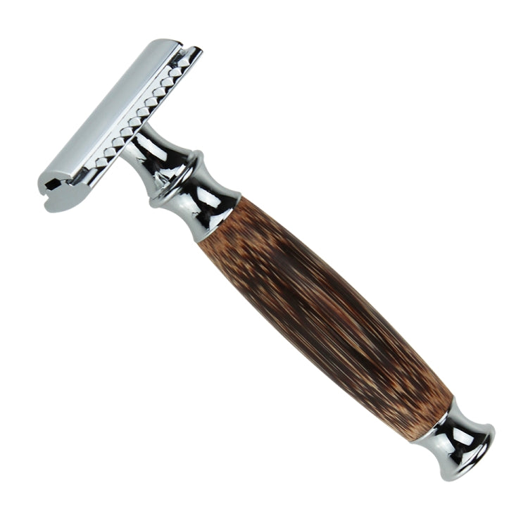 AS-4 Men Shaving Kit Double Edge Safety Razor Set(Bamboo Texture)