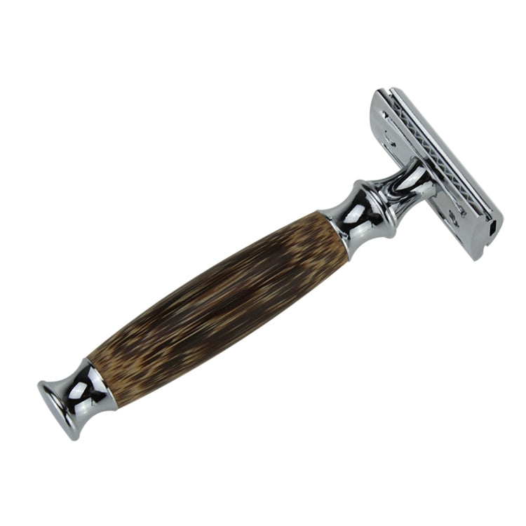 AS-4 Men Shaving Kit Double Edge Safety Razor Set(Bamboo Texture)