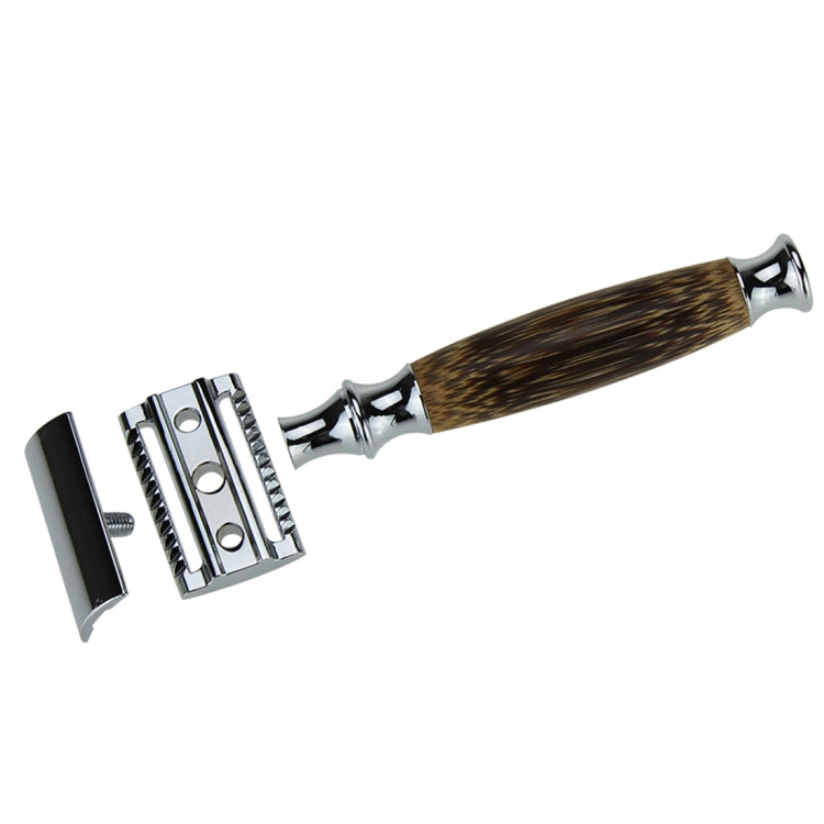 AS-4 Men Shaving Kit Double Edge Safety Razor Set(Bamboo Texture)