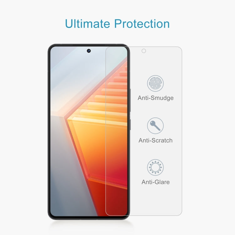 50 PCS 0.26mm 9H 2.5D Tempered Glass Film For ZTE Nubia Z40S Pro