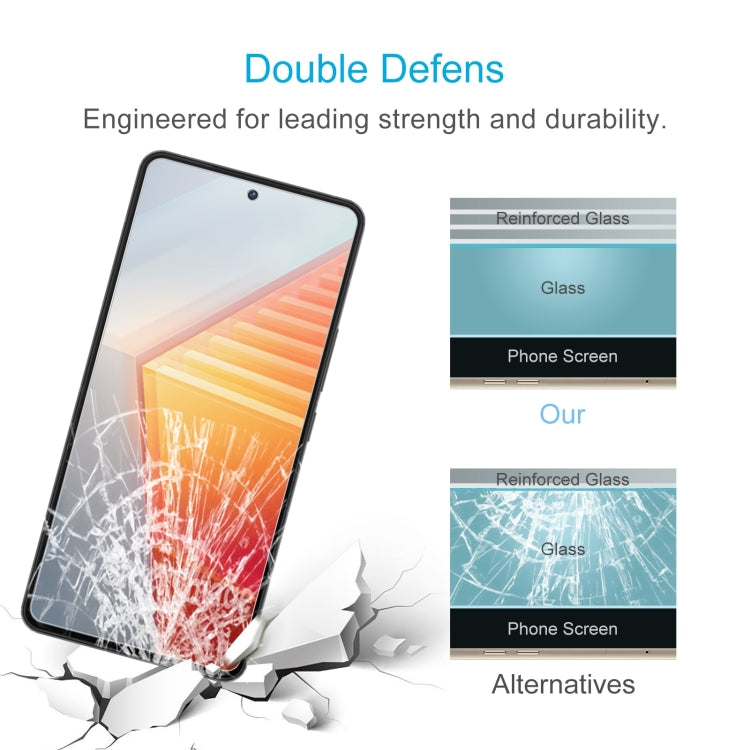 50 PCS 0.26mm 9H 2.5D Tempered Glass Film For ZTE Nubia Z40S Pro