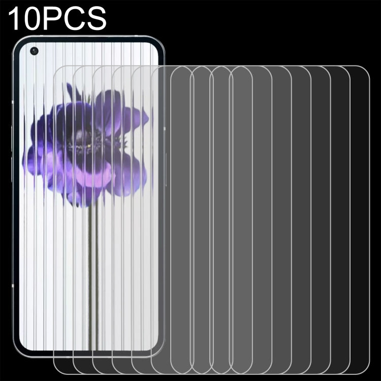 10 PCS 0.26mm 9H 2.5D Tempered Glass Film For Nothing Phone 1