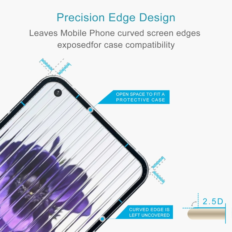 50 PCS 0.26mm 9H 2.5D Tempered Glass Film For Nothing Phone 1