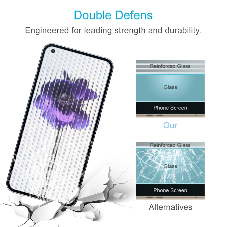50 PCS 0.26mm 9H 2.5D Tempered Glass Film For Nothing Phone 1